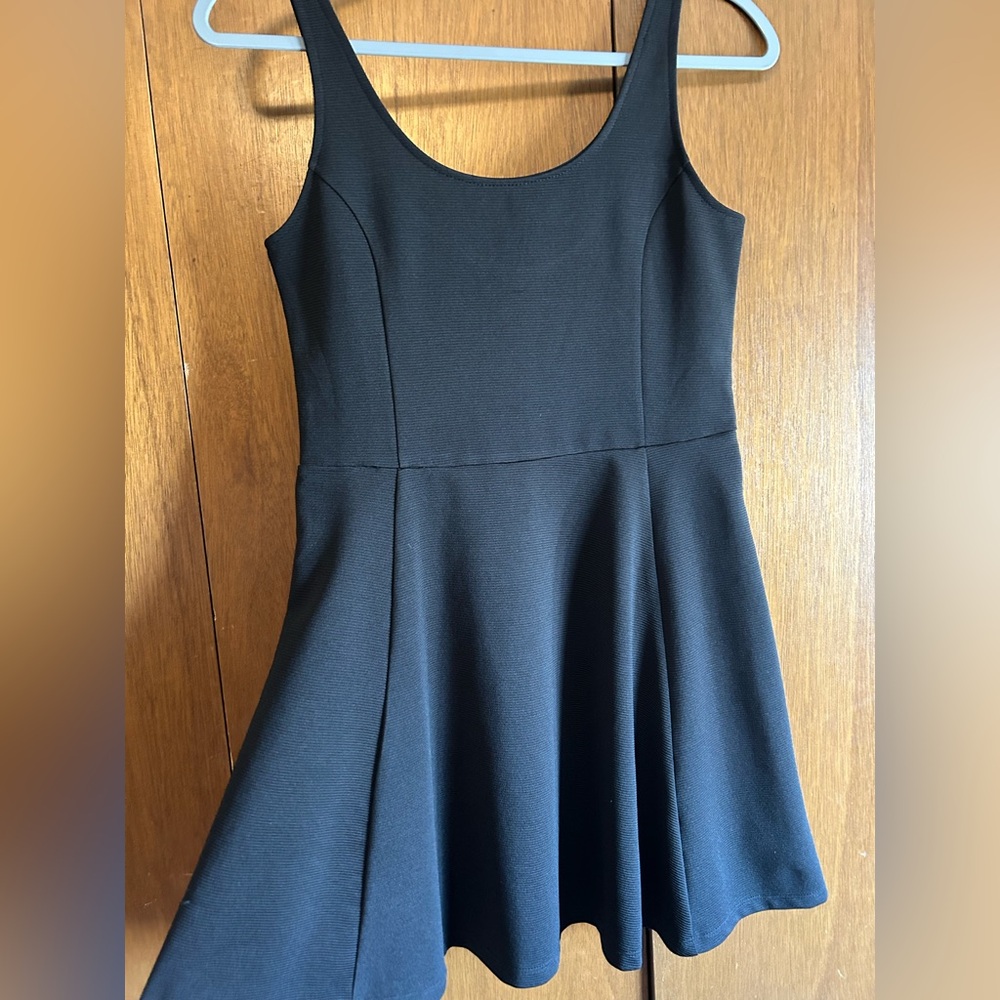 Black skater dress